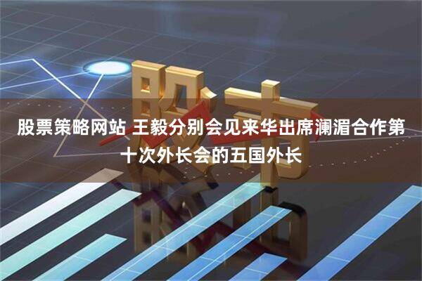 股票策略网站 王毅分别会见来华出席澜湄合作第十次外长会的五国外长